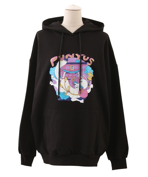 PUNYUS(プニュズ)の「稲荷ビッグパーカー(パーカー・レディース・ブラック/レッド/杢グレー・4/3)」の20枚目の写真