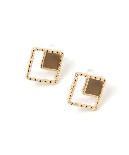 ダイヤカラーノンホールピアス / 986391（イヤリング）｜LAKOLE 