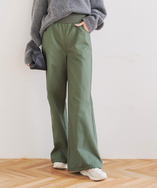 KOBE LETTUCE（コウベレタス）の「ウエストリブカーゴパンツ（カーゴパンツ・レディース・ブラック/カーキ・PL/TM/PM/L/M）」の5枚目の写真