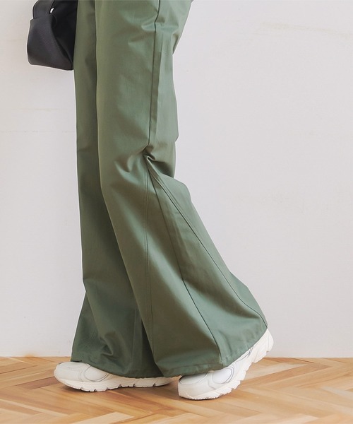 KOBE LETTUCE（コウベレタス）の「ウエストリブカーゴパンツ（カーゴパンツ・レディース・ブラック/カーキ・PL/TM/PM/L/M）」の9枚目の写真