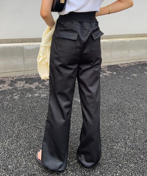 KOBE LETTUCE（コウベレタス）の「ウエストリブカーゴパンツ（カーゴパンツ・レディース・ブラック/カーキ・PL/TM/PM/L/M）」の17枚目の写真