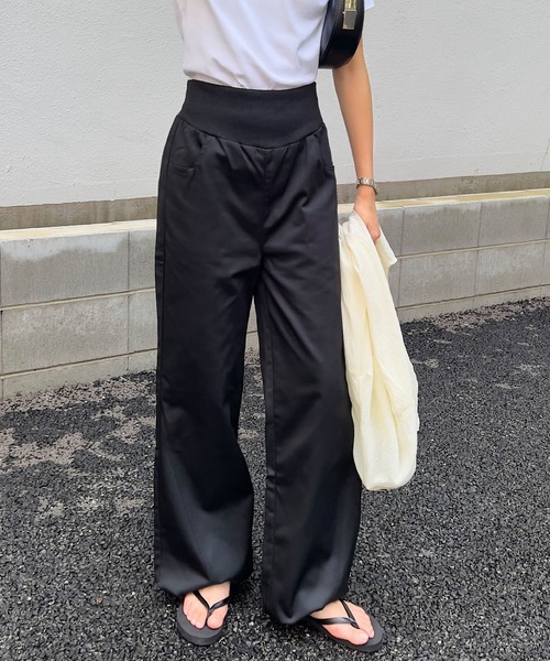 KOBE LETTUCE（コウベレタス）の「ウエストリブカーゴパンツ（カーゴパンツ・レディース・ブラック/カーキ・PL/TM/PM/L/M）」の16枚目の写真