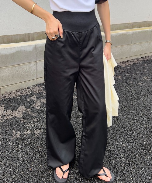 KOBE LETTUCE（コウベレタス）の「ウエストリブカーゴパンツ（カーゴパンツ・レディース・ブラック/カーキ・PL/TM/PM/L/M）」の15枚目の写真