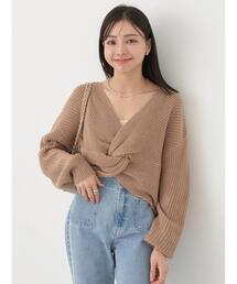 earth music&ecology | ツイストデザインニット(ニット/セーター)