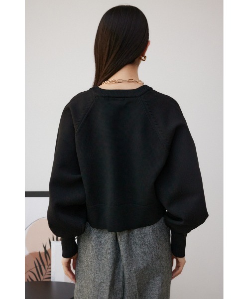 AZUL by moussy（アズールバイマウジー）の「スポンディッシュカーディガン（カーディガン/ボレロ・レディース・ミント/アイボリー/グレー/ブラック・MEDIUM/SMALL）」の12枚目の写真