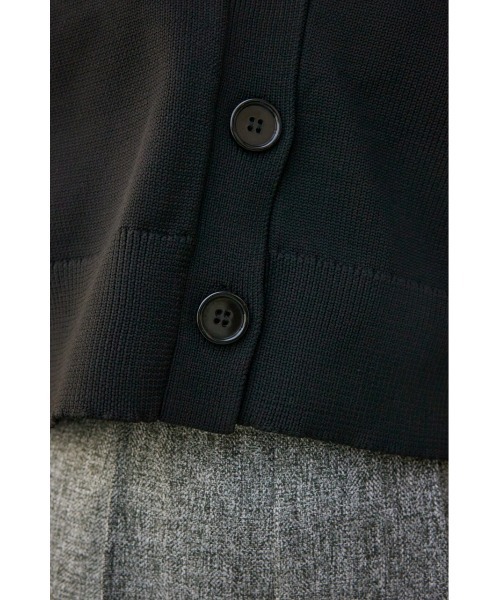 AZUL by moussy（アズールバイマウジー）の「スポンディッシュカーディガン（カーディガン/ボレロ・レディース・ミント/アイボリー/グレー/ブラック・MEDIUM/SMALL）」の16枚目の写真