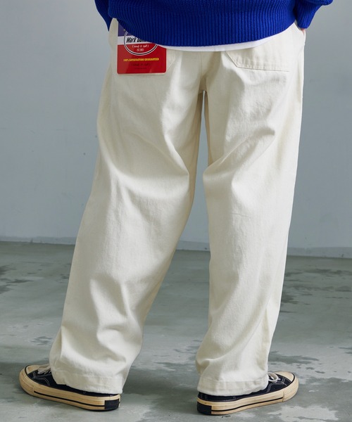 (What it isNt)ART BY MARKGONZALES(ワットイットイズント)の「『(What it isNt) ART BY MARK GONZALES/アートバイマークゴンザレス』スケートロングパンツ(その他パンツ・メンズ・ブラック/オフホワイト・XL/L/M)」の5枚目の写真