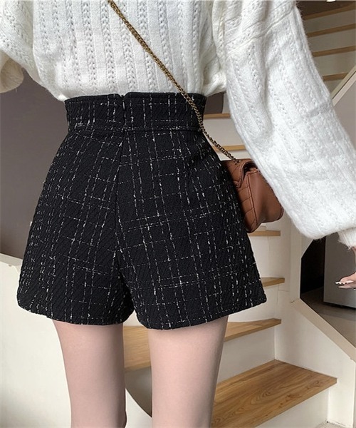 FREE STYLISTS(フリー スタイリスト)の「ラップスカート風ショートパンツ(その他パンツ・レディース・ブラック/アイボリー・M/L/XL/S/2XL)」の22枚目の写真