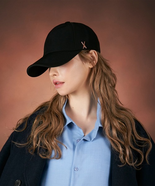 VARZAR（バザール）の「【VARZAR/バザール】ROSE STUD LOGO CAP