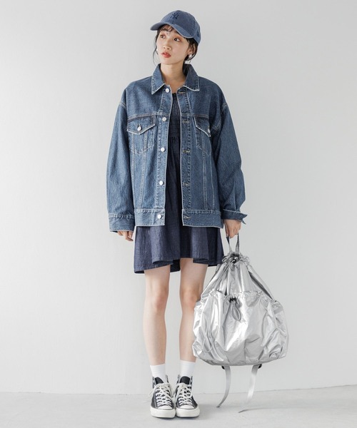 LOWRYS FARM(ローリーズファーム)の「ポケツキデイパック 996858(バックパック/リュック・レディース・アイボリー/シルバー/ブラック・FREE)」の4枚目の写真