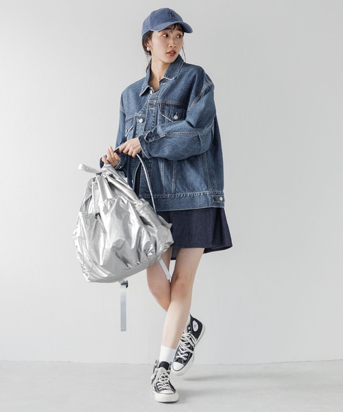 LOWRYS FARM(ローリーズファーム)の「ポケツキデイパック 996858(バックパック/リュック・レディース・アイボリー/シルバー/ブラック・FREE)」の5枚目の写真