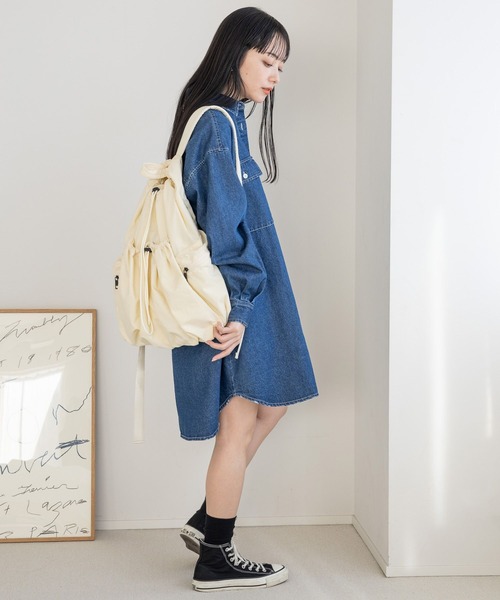 LOWRYS FARM(ローリーズファーム)の「ポケツキデイパック 996858(バックパック/リュック・レディース・アイボリー/シルバー/ブラック・FREE)」の12枚目の写真