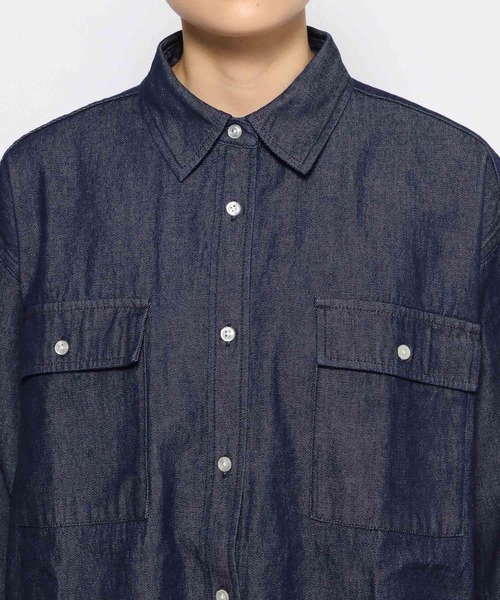 LOWRYS FARM デニムＢＩＧシャツＳＳ LOWRYS FARM｜デニムBIGシャツSS | Rakuten Fashion(楽天