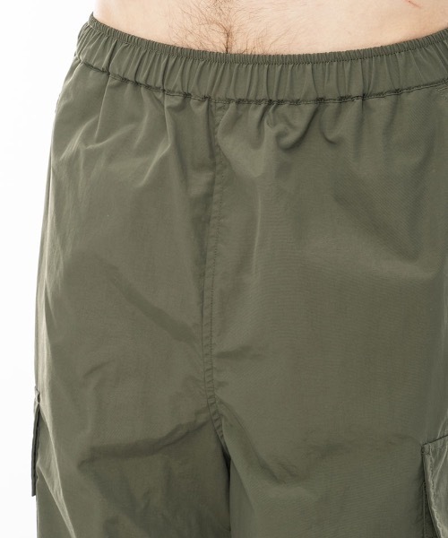 【セール】ELEMENT メンズ SHOD PANTS SNOW CA_05 WR ロングパンツ/エレメントオーバーサイズシルエット裾ドローコード付きナイロンカーゴパンツ（カーゴパンツ）｜ELEMENT（エレメント）