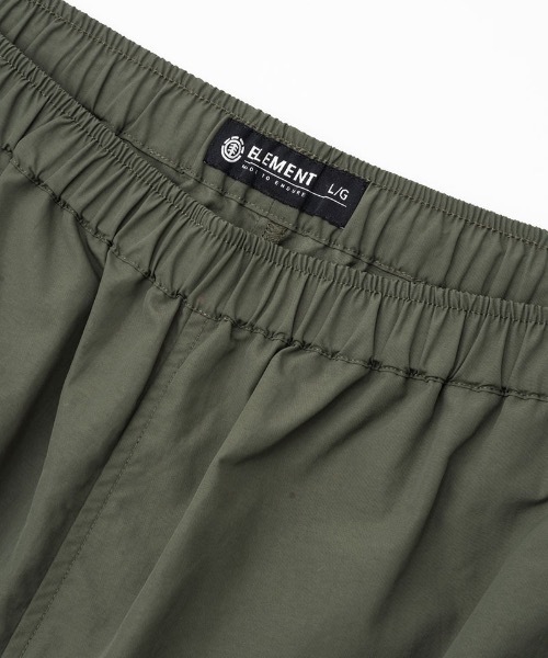 【セール】ELEMENT メンズ SHOD PANTS SNOW CA_05 WR ロングパンツ/エレメントオーバーサイズシルエット裾ドローコード付きナイロンカーゴパンツ（カーゴパンツ）｜ELEMENT（エレメント）