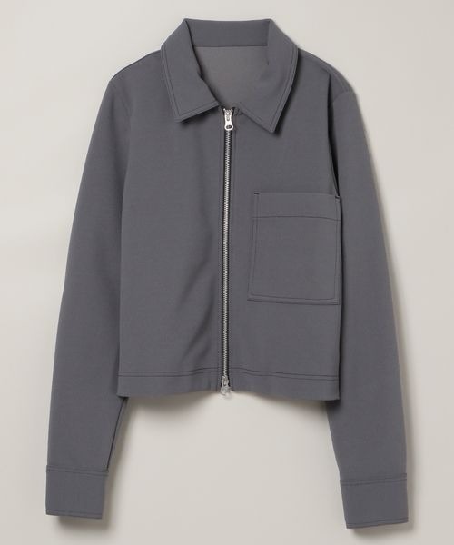 JEANASIS（ジーナシス）の「ジャージーダブルZIPシャツ/106499（シャツ