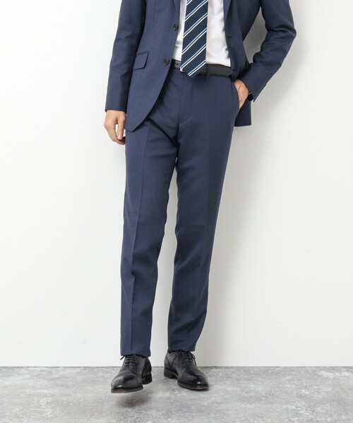 NOLLEY'S goodman(ノーリーズグッドマン)の「《上下2点セット》トロピカルウール セットアップスーツ(セットアップ・メンズ・ネイビー/ブルー・S/M/L/XL)」の13枚目の写真