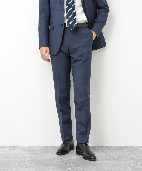 NOLLEY'S goodman(ノーリーズグッドマン)の「《上下2点セット》トロピカルウール セットアップスーツ(セットアップ・メンズ・ネイビー/ブルー・S/M/L/XL)」の20枚目の写真