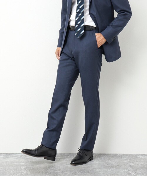 NOLLEY'S goodman(ノーリーズグッドマン)の「《上下2点セット》トロピカルウール セットアップスーツ(セットアップ・メンズ・ネイビー/ブルー・S/M/L/XL)」の22枚目の写真