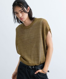 JUNRED | ヘザーメッシュルーズベスト(ベスト)