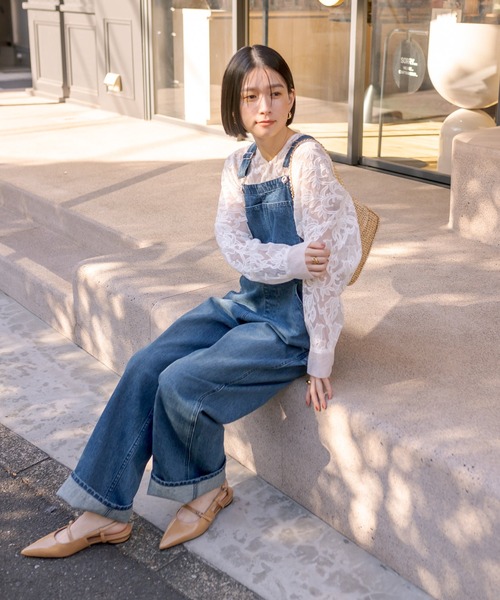 RIVE DROITE（リヴドロワ）の「フラットヒールストラップシューズ（パンプス・レディース・ベージュ/ブラック・S/L/M）」の4枚目の写真