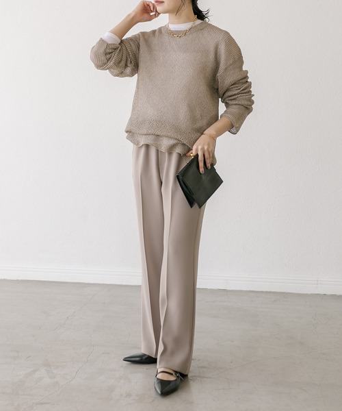 RIVE DROITE（リヴドロワ）の「フラットヒールストラップシューズ（パンプス・レディース・ベージュ/ブラック・S/L/M）」の14枚目の写真