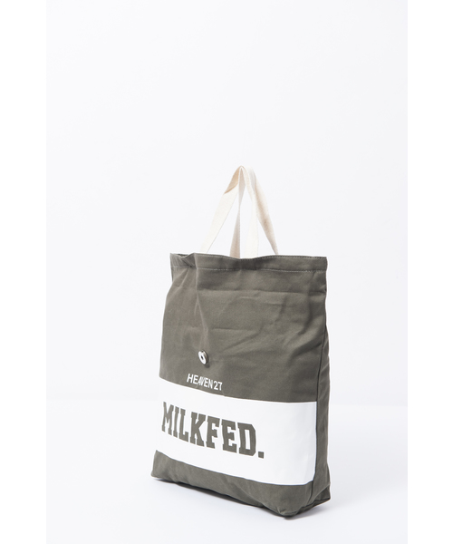MILKFED.（ミルクフェド）の「【mini12月号掲載】ROLL TOP CLUTCH BAG(クラッチバック/配色）（クラッチバッグ・レディース・オリーブ/ネイビー・ONE SIZE）」の4枚目の写真