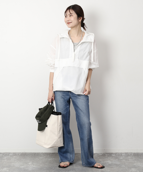 SLOBE IENA（スローブイエナ）の「アノラックパーカー（その他アウター・レディース・ホワイト/ベージュ・FREE）」の3枚目の写真