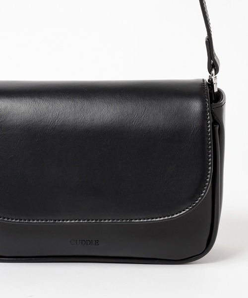 Heather(ヘザー)の「スクエアショルダーBAG 109476(ショルダーバッグ・レディース・ブラック/アイボリー・ONE SIZE)」の11枚目の写真