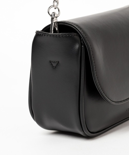 Heather(ヘザー)の「スクエアショルダーBAG 109476(ショルダーバッグ・レディース・ブラック/アイボリー・ONE SIZE)」の18枚目の写真