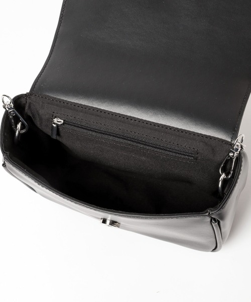 Heather(ヘザー)の「スクエアショルダーBAG 109476(ショルダーバッグ・レディース・ブラック/アイボリー・ONE SIZE)」の20枚目の写真