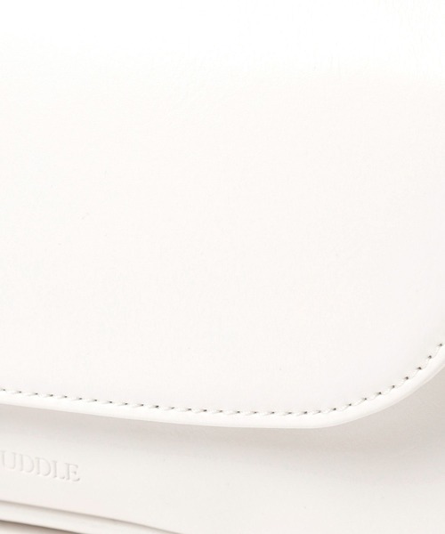 Heather(ヘザー)の「スクエアショルダーBAG 109476(ショルダーバッグ・レディース・ブラック/アイボリー・ONE SIZE)」の22枚目の写真