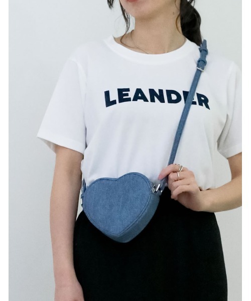 Re:EDIT（リエディ）の「デニムライクハートショルダーバッグ（ショルダーバッグ・レディース・ブルー/ライトブルー・FREE）」の3枚目の写真