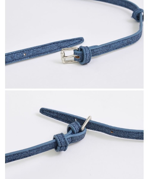 Re:EDIT（リエディ）の「デニムライクハートショルダーバッグ（ショルダーバッグ・レディース・ブルー/ライトブルー・FREE）」の9枚目の写真