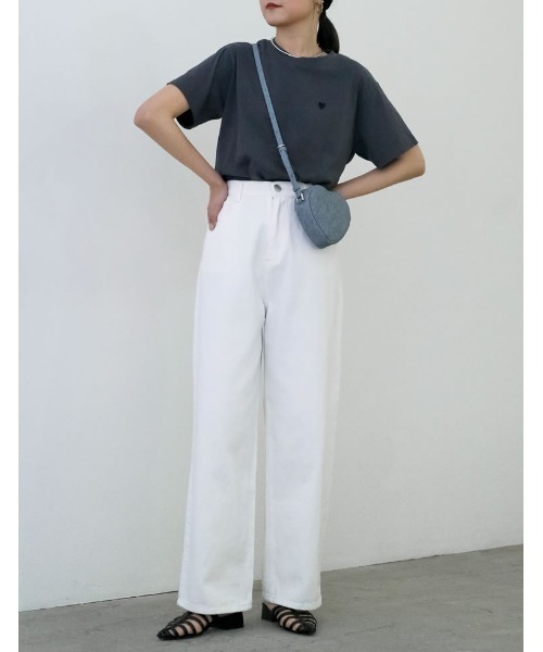 Re:EDIT（リエディ）の「デニムライクハートショルダーバッグ（ショルダーバッグ・レディース・ブルー/ライトブルー・FREE）」の11枚目の写真