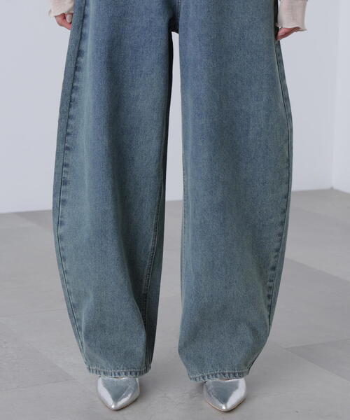 デニムパンツあおい様 ◇【3サイズ展開XS-M】デニムエッグパンツ【低身長サイズ有】（デニム