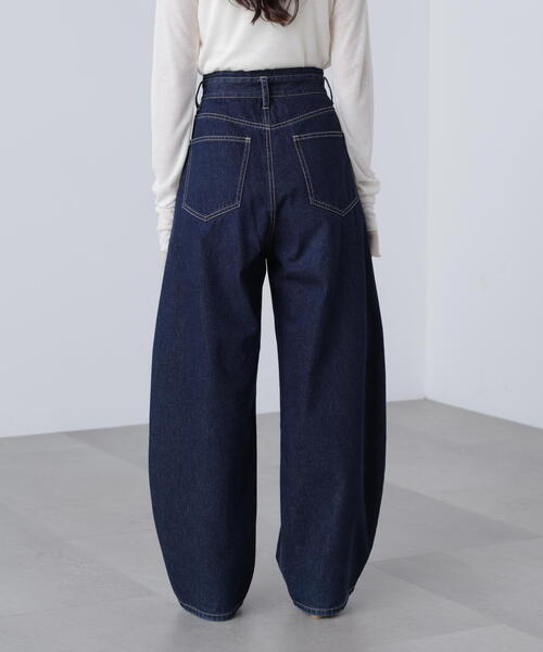 FREE'S MART(フリーズマート)の「◇【3サイズ展開XS-M】デニムエッグパンツ【低身長サイズ有】(デニムパンツ・レディース・ライトインディゴブルー/ワンウォッシュ/ブルー系その他5・X-SMALL/SMALL/MEDIUM)」の18枚目の写真