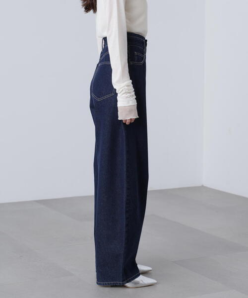 FREE'S MART(フリーズマート)の「◇【3サイズ展開XS-M】デニムエッグパンツ【低身長サイズ有】(デニムパンツ・レディース・ライトインディゴブルー/ワンウォッシュ/ブルー系その他5・X-SMALL/SMALL/MEDIUM)」の19枚目の写真