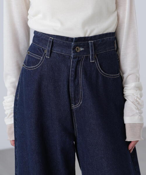 FREE'S MART(フリーズマート)の「◇【3サイズ展開XS-M】デニムエッグパンツ【低身長サイズ有】(デニムパンツ・レディース・ライトインディゴブルー/ワンウォッシュ/ブルー系その他5・X-SMALL/SMALL/MEDIUM)」の20枚目の写真