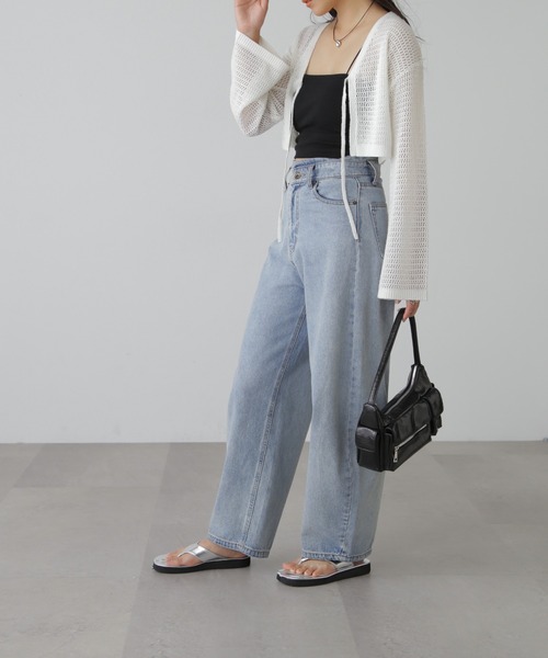 FREE'S MART（フリーズマート）の「◇【3サイズ展開XS-M】デニムエッグパンツ【低身長サイズ有】（デニムパンツ・レディース・ライトインディゴブルー/ワンウォッシュ/ブルー系その他5・X-SMALL/SMALL/MEDIUM）」の16枚目の写真