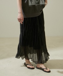 SALON adam et rope' | シアープリーツスカート(スカート)