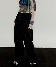 Linen High Waist Pants/リネンハイウエストパンツ【MAISON SPECIAL/メゾンスペシャル】■セットアップ対応■