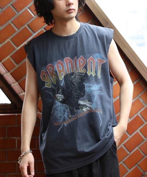 ８(eight)（エイト）の「ピグメント加工ロックノースリーブ（タンクトップ・メンズ・ブラック系その他/ブラック系その他3/ブラック系その他2・MEDIUM/LARGE）」の6枚目の写真