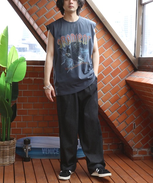 ８(eight)（エイト）の「ピグメント加工ロックノースリーブ（タンクトップ・メンズ・ブラック系その他/ブラック系その他3/ブラック系その他2・MEDIUM/LARGE）」の9枚目の写真