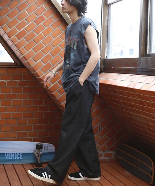 ８(eight)（エイト）の「ピグメント加工ロックノースリーブ（タンクトップ・メンズ・ブラック系その他/ブラック系その他3/ブラック系その他2・MEDIUM/LARGE）」の11枚目の写真