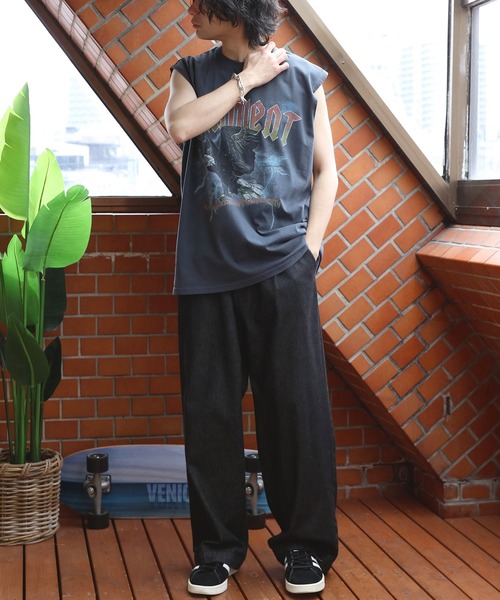 ８(eight)（エイト）の「ピグメント加工ロックノースリーブ（タンクトップ・メンズ・ブラック系その他/ブラック系その他3/ブラック系その他2・MEDIUM/LARGE）」の13枚目の写真