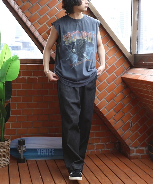 ８(eight)（エイト）の「ピグメント加工ロックノースリーブ（タンクトップ・メンズ・ブラック系その他/ブラック系その他3/ブラック系その他2・MEDIUM/LARGE）」の14枚目の写真