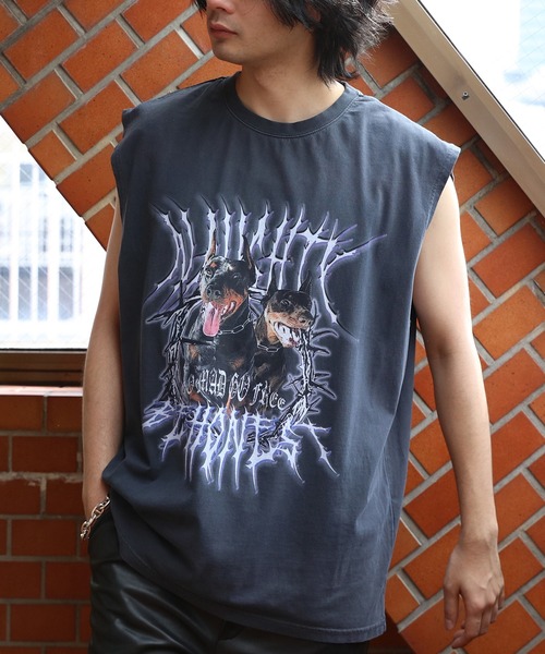 ８(eight)（エイト）の「ピグメント加工ロックノースリーブ（タンクトップ・メンズ・ブラック系その他/ブラック系その他3/ブラック系その他2・MEDIUM/LARGE）」の16枚目の写真