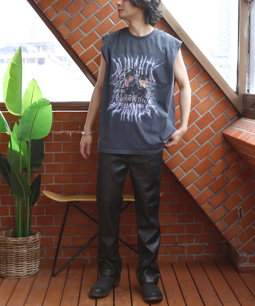 ８(eight)（エイト）の「ピグメント加工ロックノースリーブ（タンクトップ・メンズ・ブラック系その他/ブラック系その他3/ブラック系その他2・MEDIUM/LARGE）」の19枚目の写真