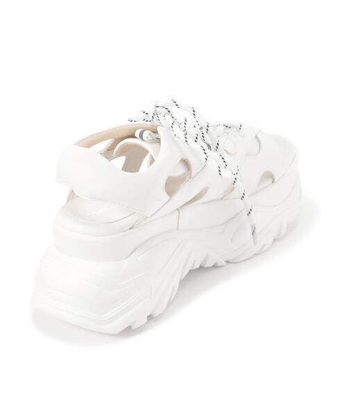 FREE'S MART（フリーズマート）の「◆スニーカーソールサンダル（サンダル・レディース・ブラック/ホワイト・MEDIUM/SMALL）」の20枚目の写真